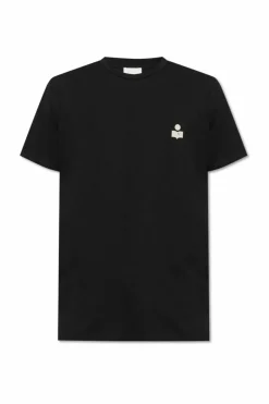 MARANT CZARNY T-shirt `Zafferh`