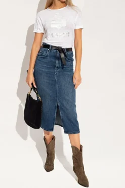 Marant Etoile BIAŁY T-shirt ‘Koldi’