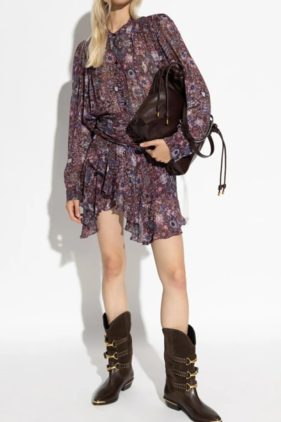 Marant Etoile FIOLETOWY Koszula `Noeline`