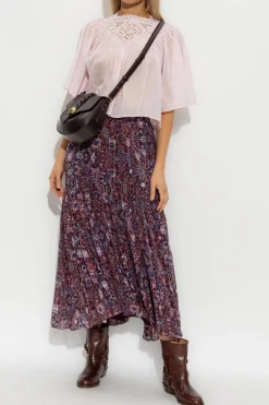 Marant Etoile FIOLETOWY Spódnica `Brigitte`