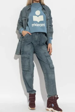 Marant Etoile jasnoniebieski Bluza `Moby`