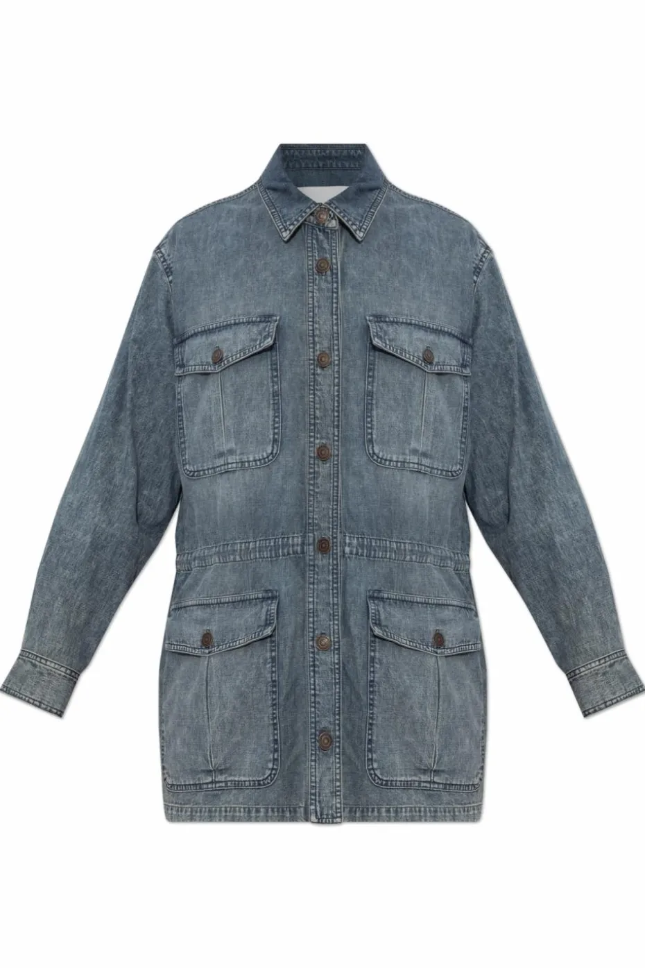 Marant Etoile NIEBIESKI Jeansowa kurtka `Nossia`