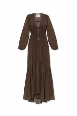 Marant Etoile ZIELONY Sukienka `Briane`