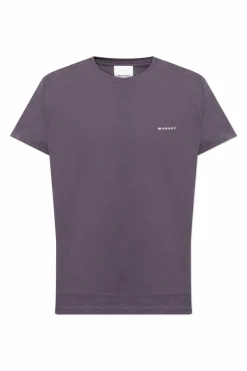 MARANT FIOLETOWY T-shirt `Zafferh`