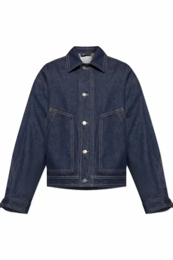 MARANT GRANATOWY Jeansowa kurtka `Jorest`