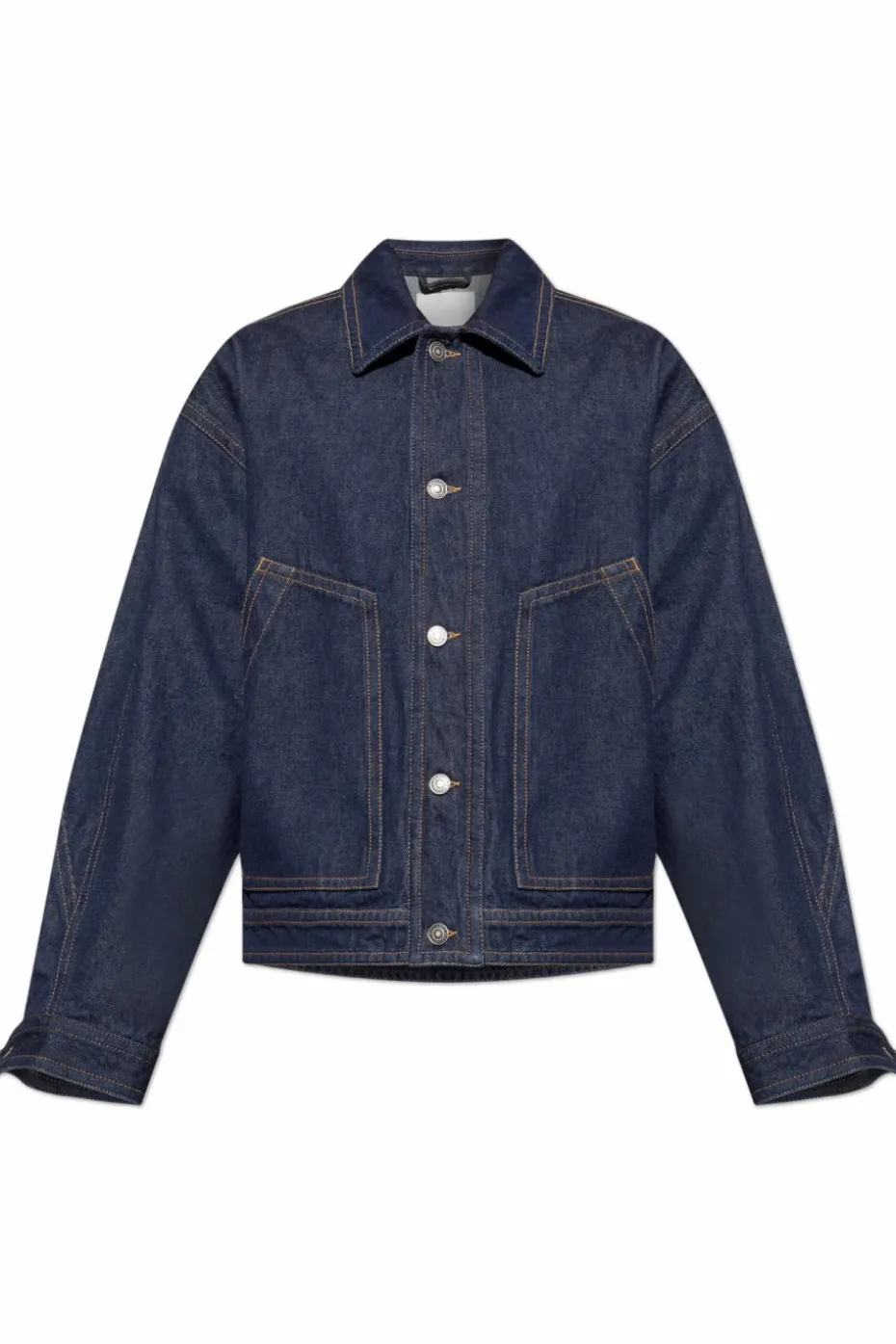 MARANT GRANATOWY Jeansowa kurtka `Jorest`
