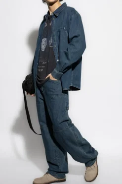 MARANT GRANATOWY Jeansy `Orson`