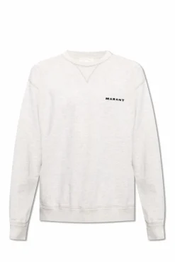 MARANT kremowy Bluza z logo ‘Mikis’