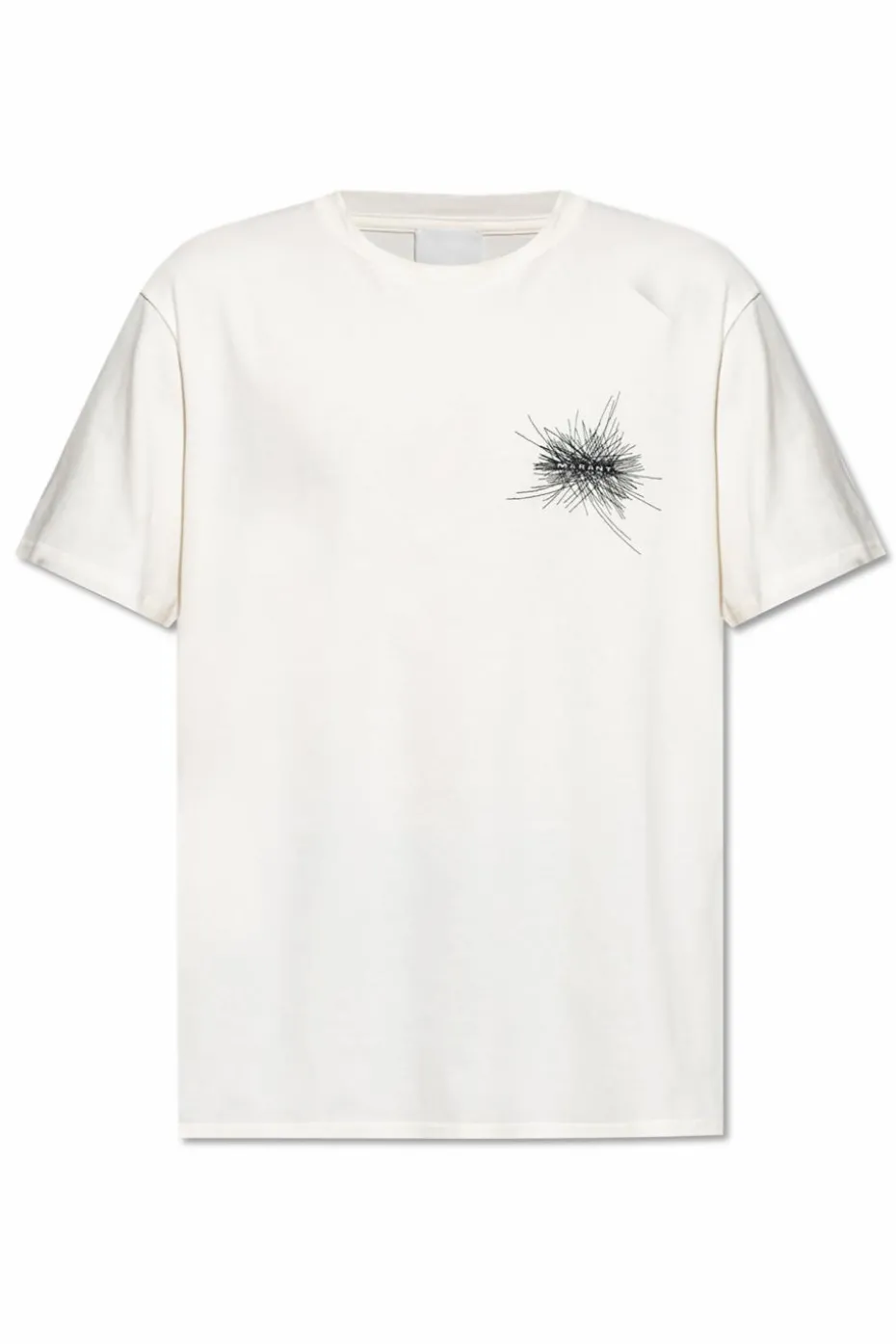 MARANT kremowy T-shirt `Honore`