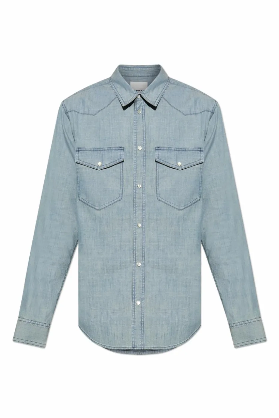 MARANT NIEBIESKI Jeansowa koszula `Vasco`