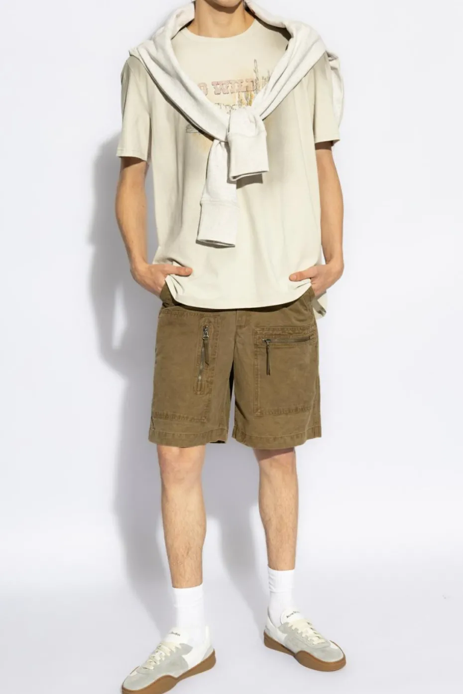 MARANT ZIELONY Szorty `Kyle`