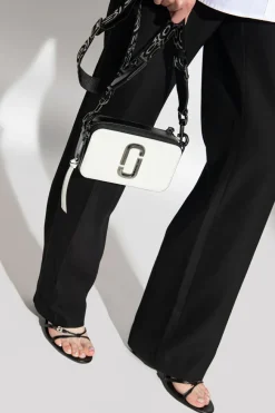 Marc Jacobs BIAŁY Torba na ramię ‘The Bi-Color Snapshot’