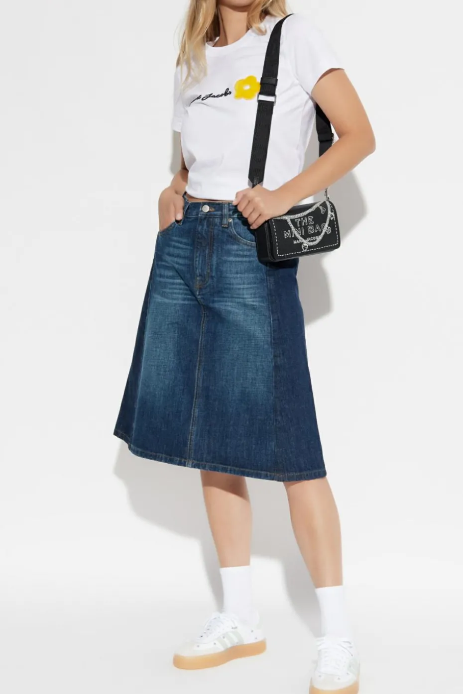 Marc Jacobs BIAŁY T-shirt z logo