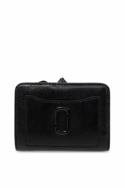 Marc Jacobs CZARNY Portfel z logo