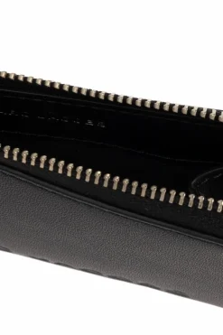 Marc Jacobs CZARNY Skórzane etui z brelokiem