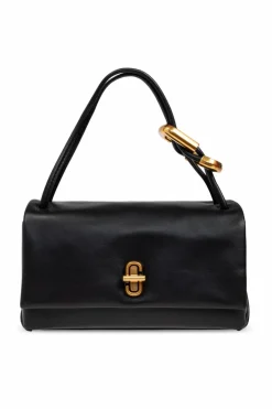Marc Jacobs CZARNY Skórzana torba na ramię