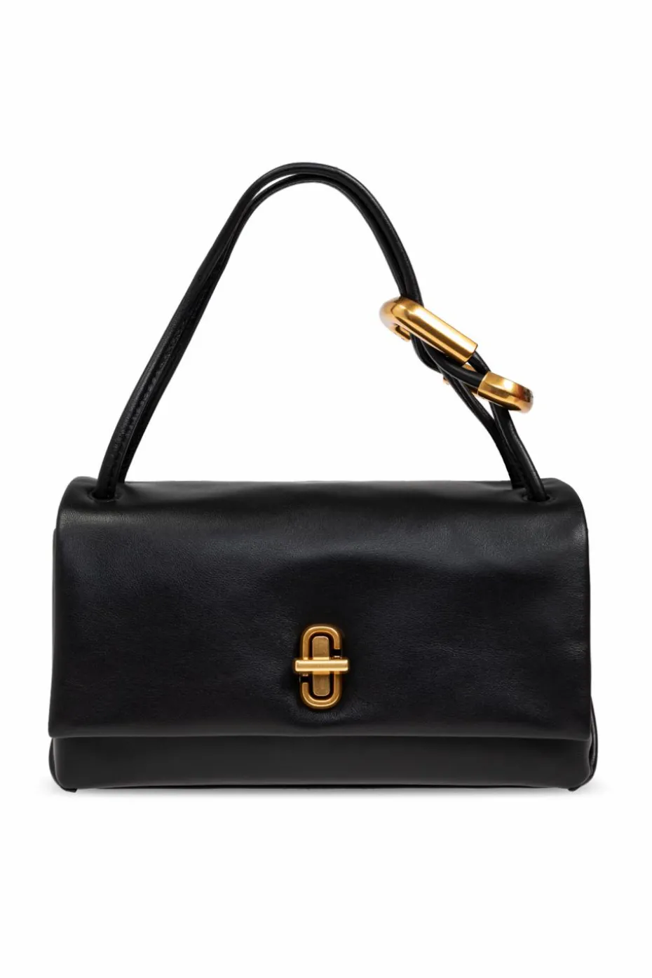 Marc Jacobs CZARNY Skórzana torba na ramię