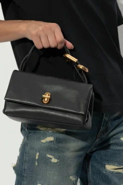 Marc Jacobs CZARNY Skórzana torba na ramię