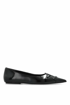 Marc Jacobs CZARNY Skórzane baleriny