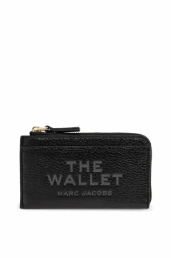 Marc Jacobs CZARNY Skórzany portfel