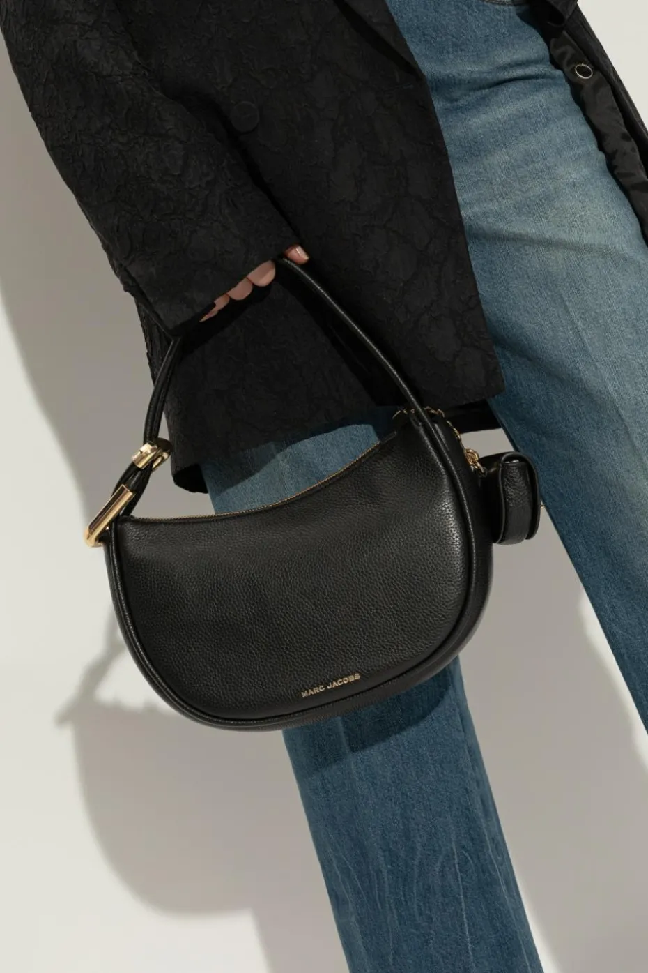 Marc Jacobs CZARNY Torba na ramię `The Dual Hobo`