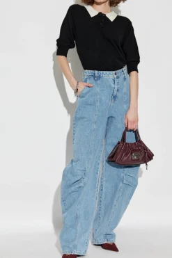 Marc Jacobs CZARNY Wełniane polo