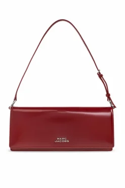 Marc Jacobs CZERWONY Skórzana kopertówka