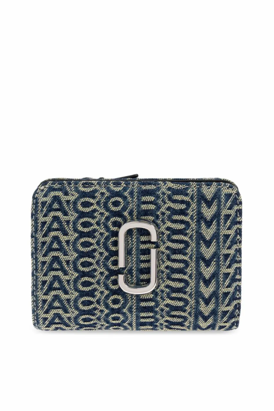 Marc Jacobs GRANATOWY Portfel z logo
