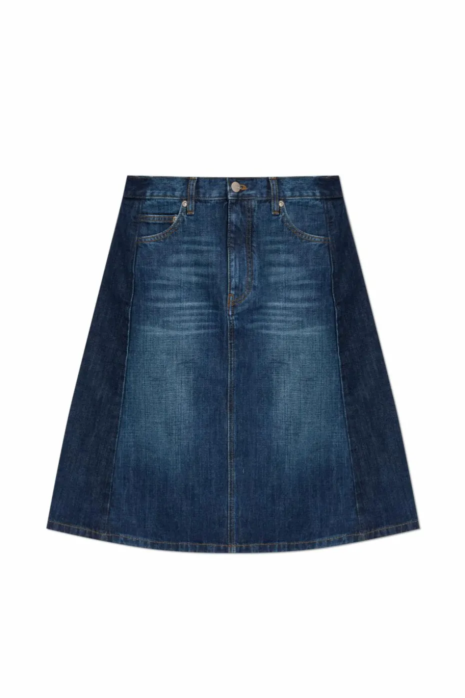 Marc Jacobs GRANATOWY Spódnica jeansowa