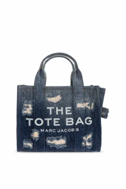 Marc Jacobs GRANATOWY Torba do ręki z logo