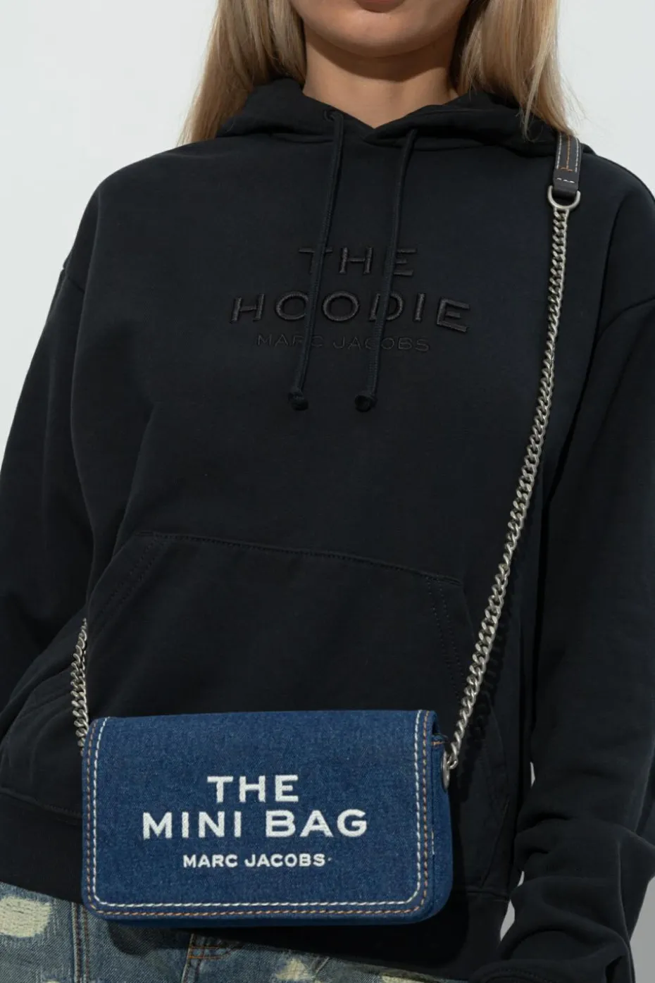Marc Jacobs GRANATOWY Torba na ramię ‘The Mini’