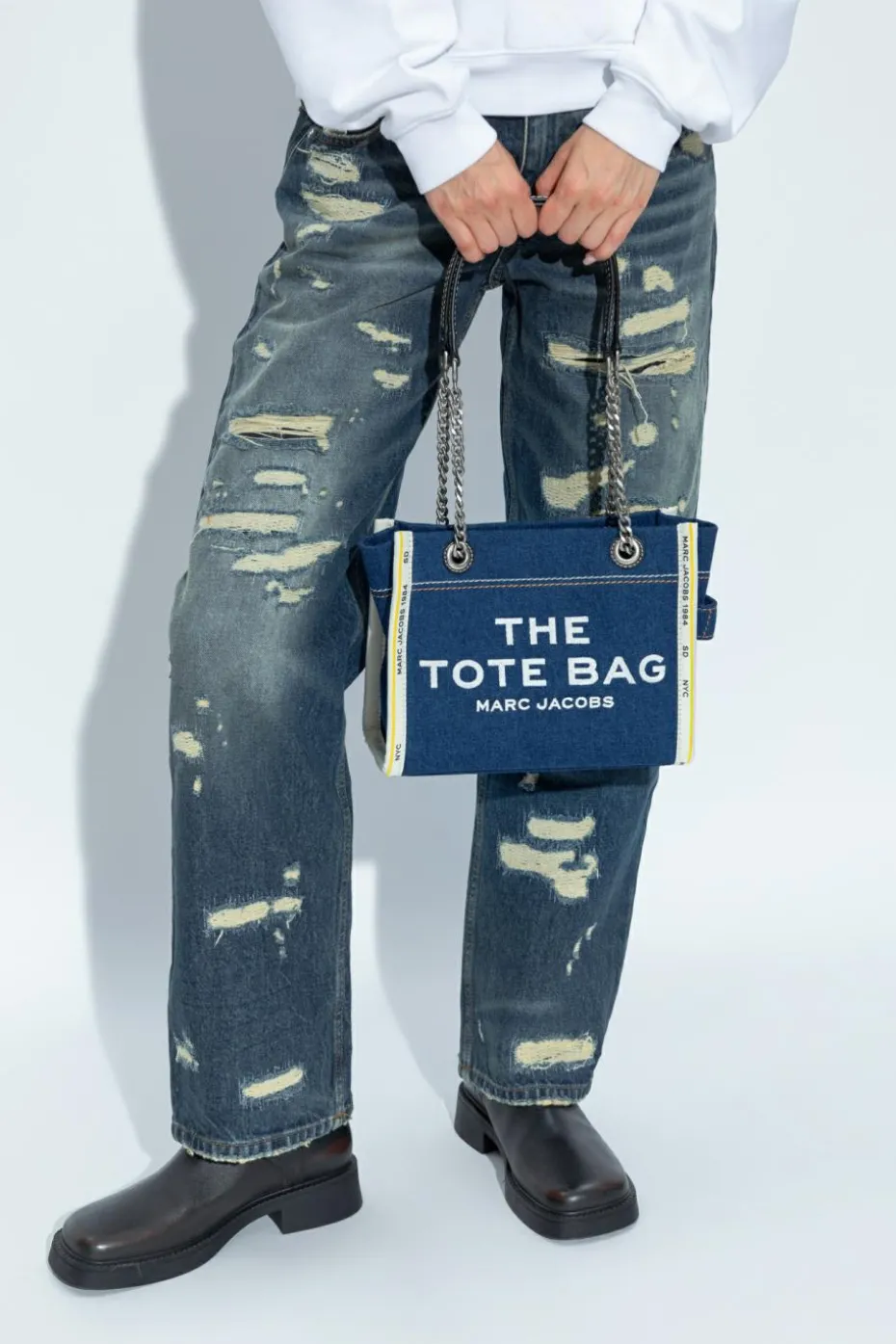 Marc Jacobs GRANATOWY Torba na ramię ‘The Tote’
