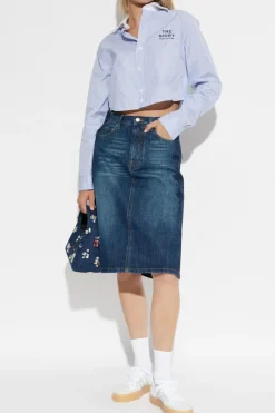 Marc Jacobs jasnoniebieski Koszula ze wzorem w kratę