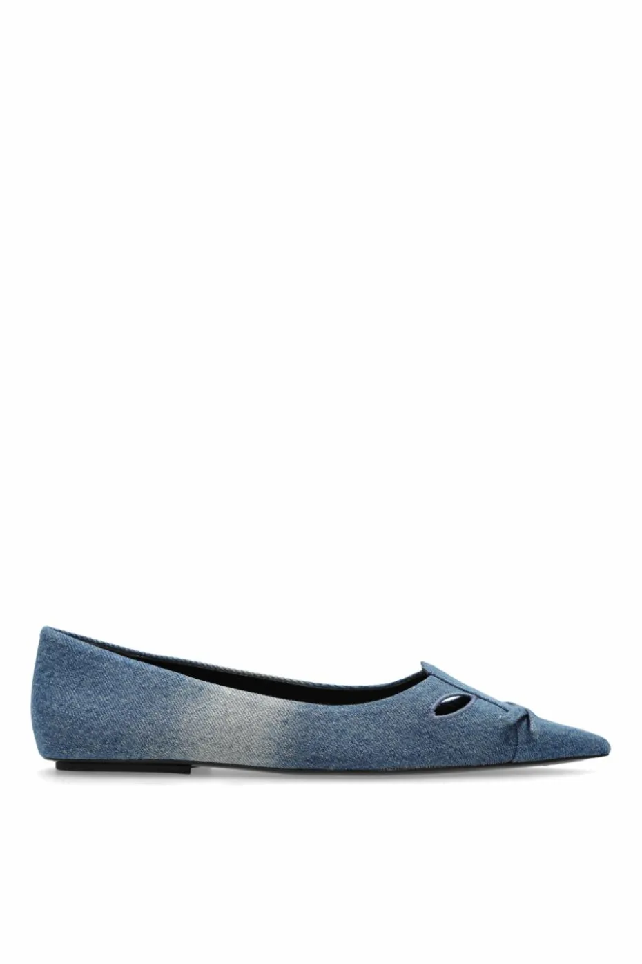 Marc Jacobs NIEBIESKI Jeansowe baleriny `Kat`