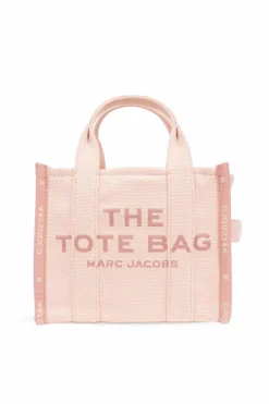 Marc Jacobs RÓŻOWY Żakardowa torba `Small The Tote Bag` typu 'shopper'