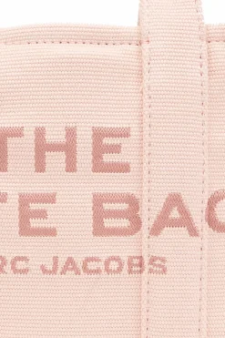Marc Jacobs RÓŻOWY Żakardowa torba `Small The Tote Bag` typu 'shopper'