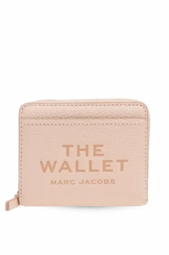 Marc Jacobs RÓŻOWY Skórzany portfel