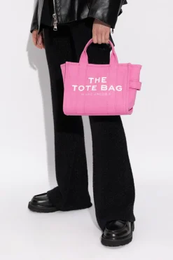 Marc Jacobs RÓŻOWY Torba do ręki z logo