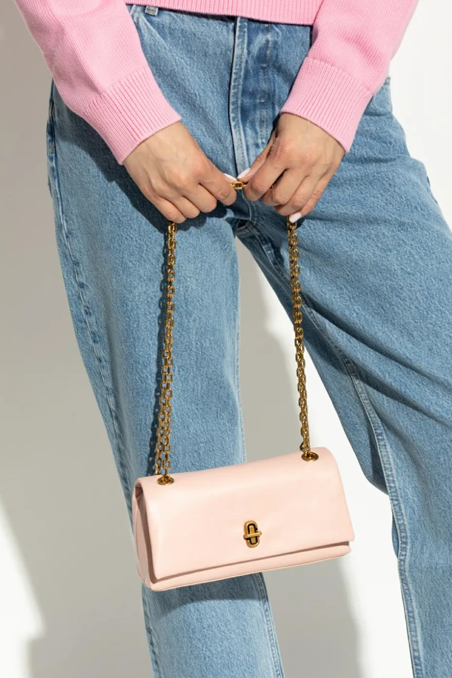 Marc Jacobs RÓŻOWY Torba na ramię `The Dual Mini`
