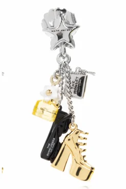 Marc Jacobs SREBRNY Kolczyki z zawieszkami