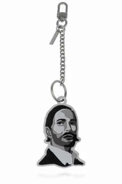 Marc Jacobs SZARY Brelok z zawieszką