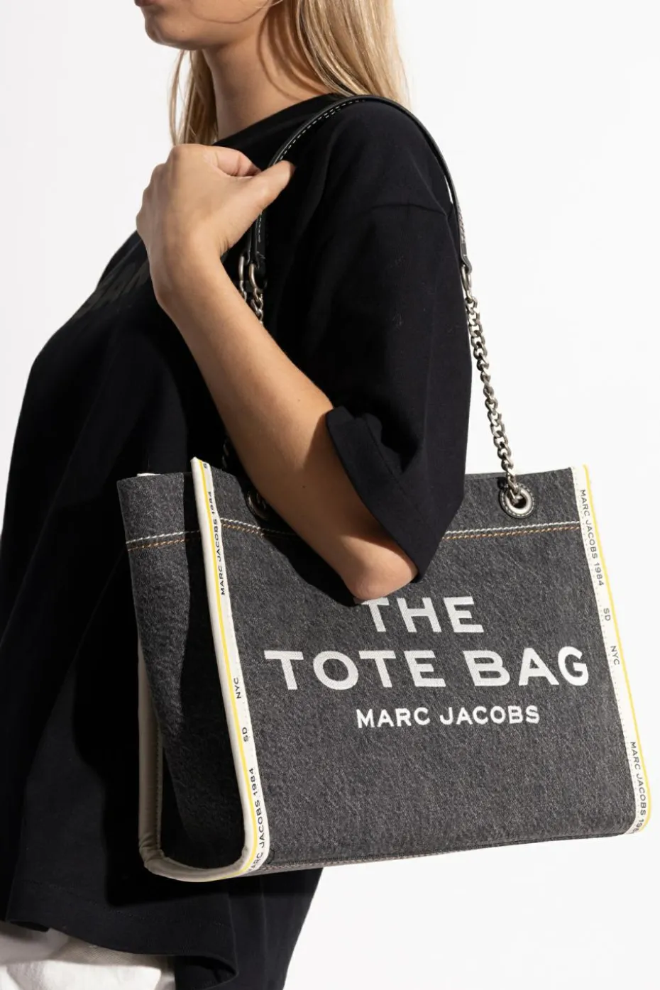 Marc Jacobs SZARY Torba ‘The Tote’ typu ‘shopper’