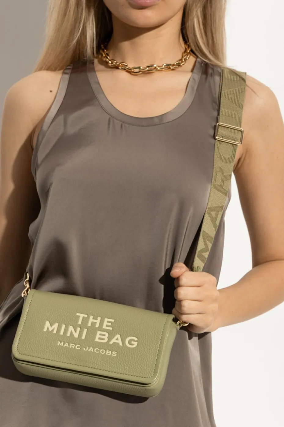 Marc Jacobs ZIELONY Torba na ramię `The Mini Bag`