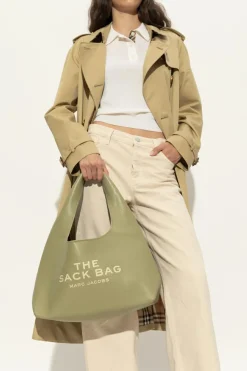 Marc Jacobs ZIELONY Torba do ręki `The Sack Bag Medium`