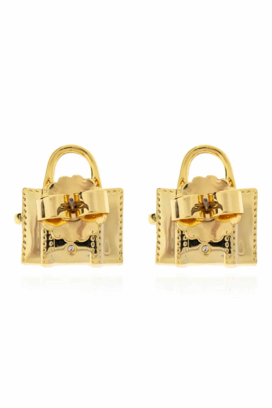 Marc Jacobs ZŁOTY Mosiężne kolczyki