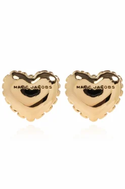 Marc Jacobs ZŁOTY Mosiężne kolczyki