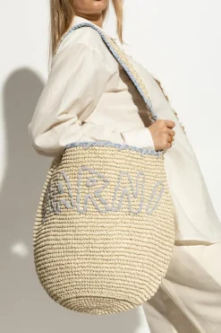 Marni beżowy Torba typu `shopper`