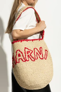 Marni beżowy Torba typu `shopper`