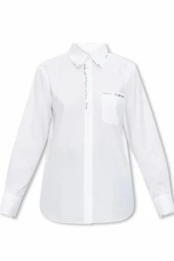Marni BIAŁY Koszula z logo
