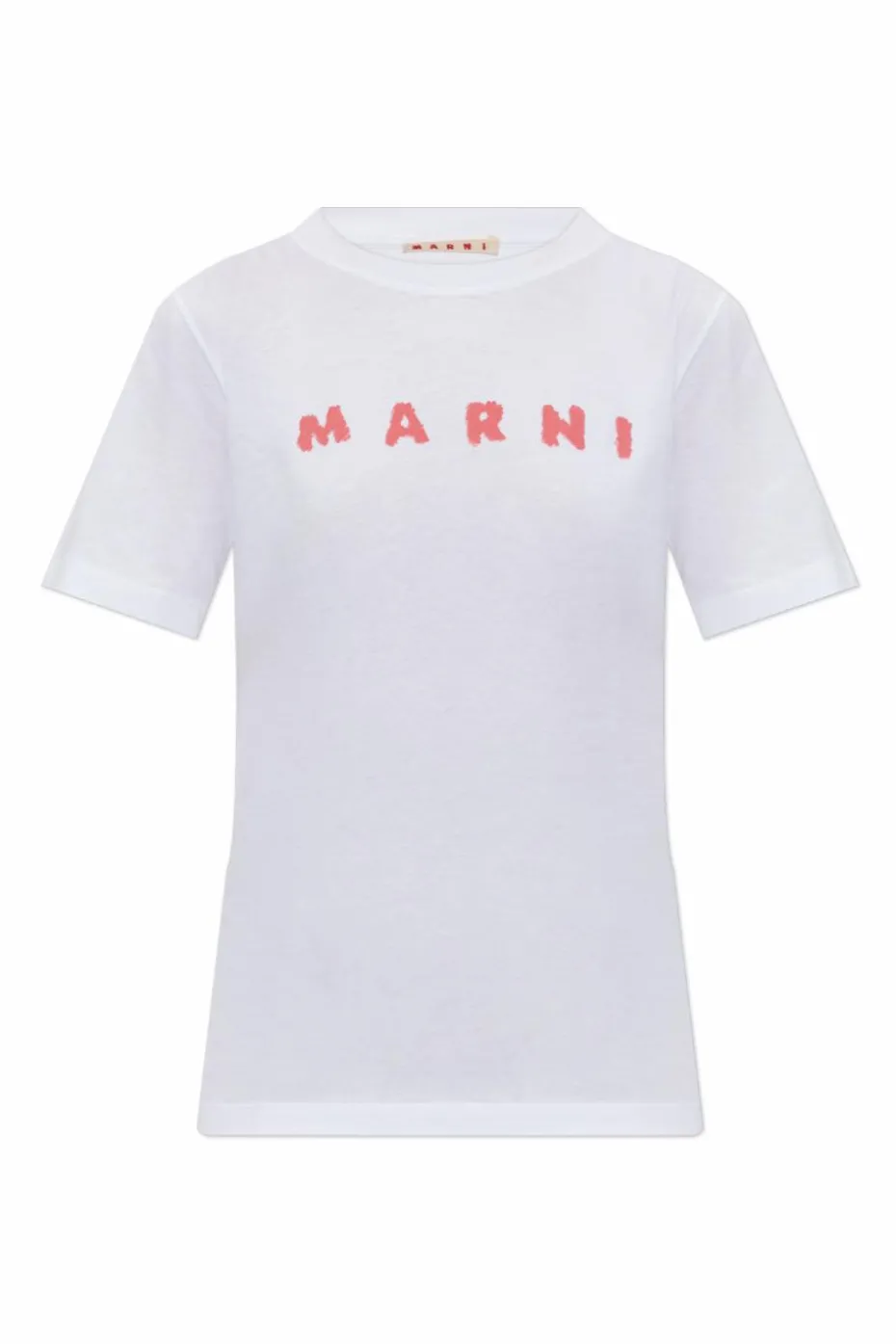 Marni BIAŁY T-shirt z logo